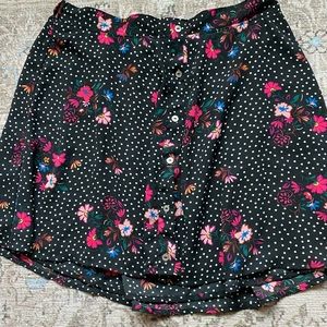 NWOT - Express floral midi skirt